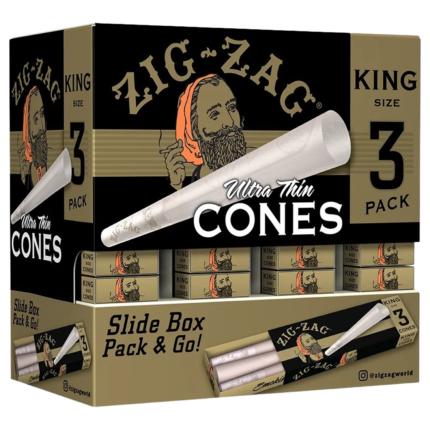 Zig Zag Promo Display (36 Pack) - King Size Cones