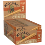 Zig Zag King Size Unbleached Cones Carton