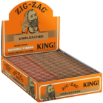 Zig Zag Unbleached King Slim Papers Carton - Image 2