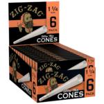 Zig Zag 1 ¼ Size Cones Carton