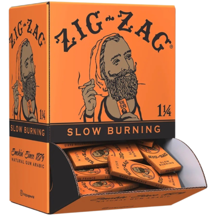 Zig Zag 1 ¼ French Orange Papers Promo Display