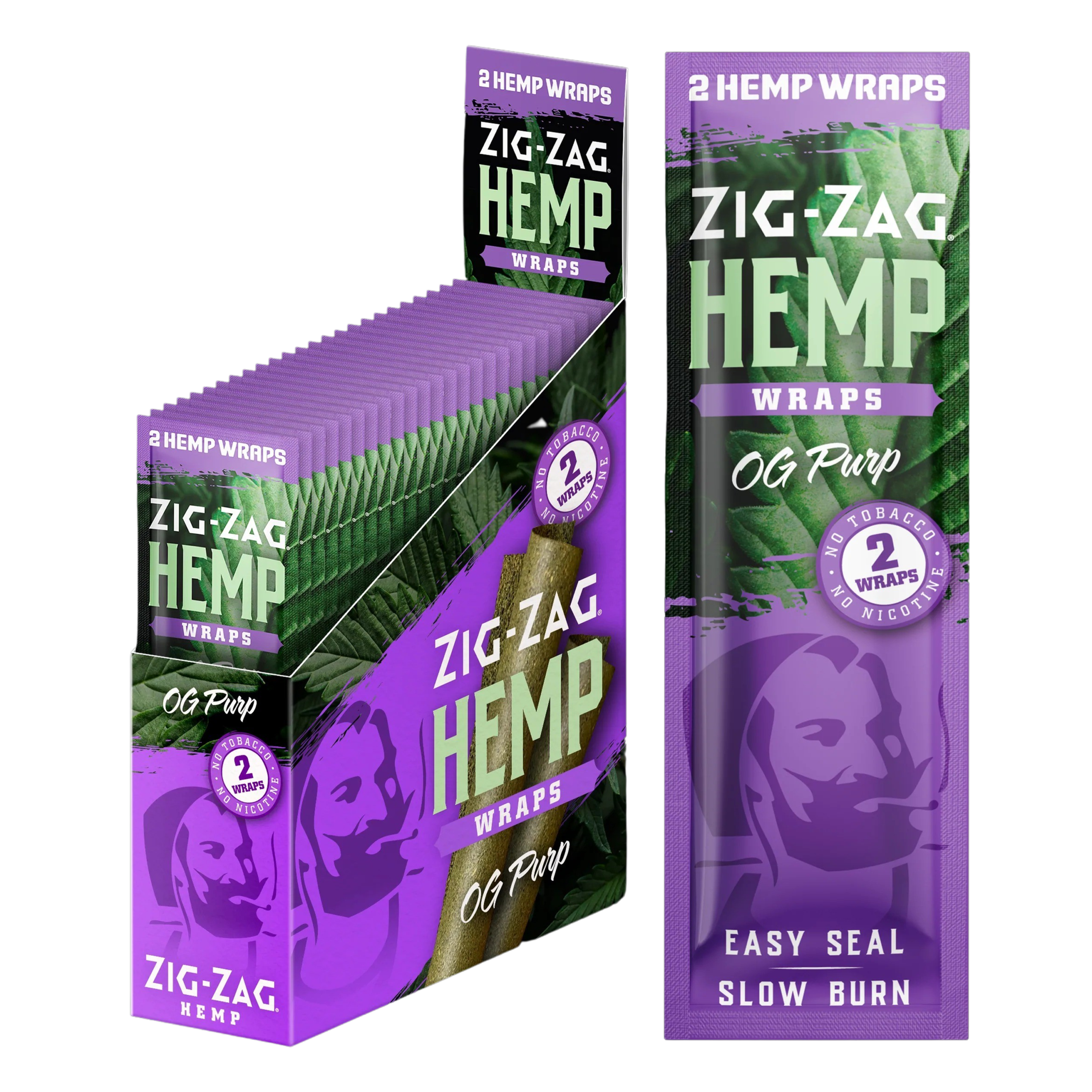 zig zag hemp purple.2 Zig Zag Hemp Wraps NPP - OG Purp - Image 1