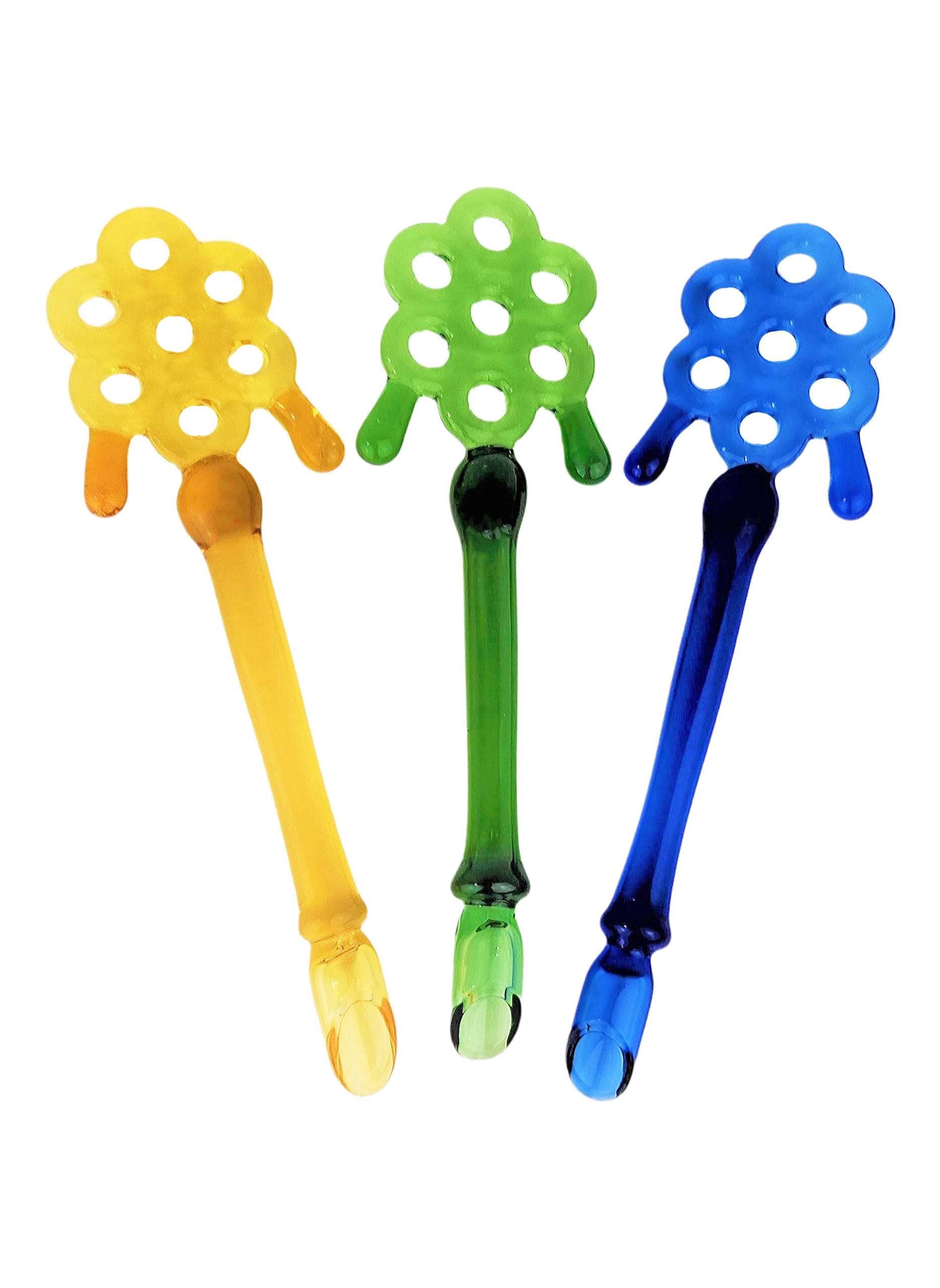 20230613_095016.2.2.5 6" Glass Honeycomb Scoop Dab Tool - Image 1