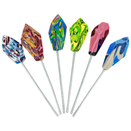 4" Crystal Poker - Made in USA