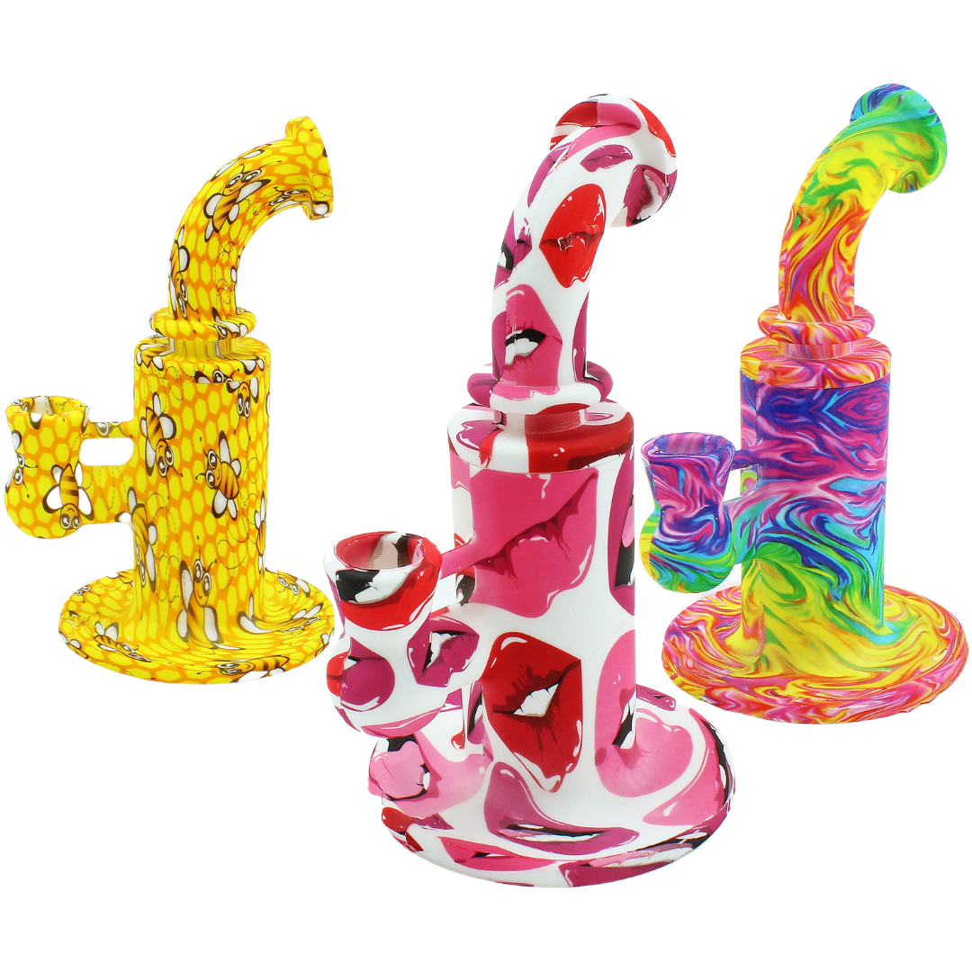 SA340-WTP Silicone 6" Silicone Pop Top Decal Rig - Image 1