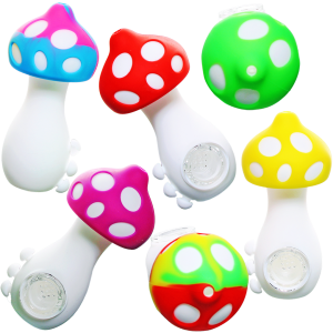 4.5" Silicone Mushroom Pipe