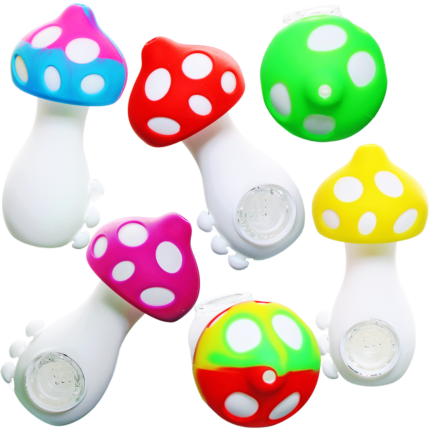 4.5" Silicone Mushroom Pipe