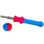 4.5" Silicone Nectar Straws w/ Mixed Tips - 25 Pack - Image 4