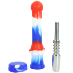 4.5" Silicone Nectar Straws w/ Mixed Tips - 25 Pack - Image 10