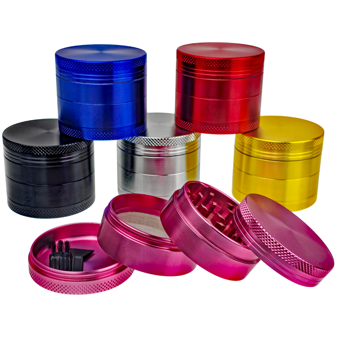 ZNG232 Weed Grinders 2" Classic Aluminum Grinder - Image 1