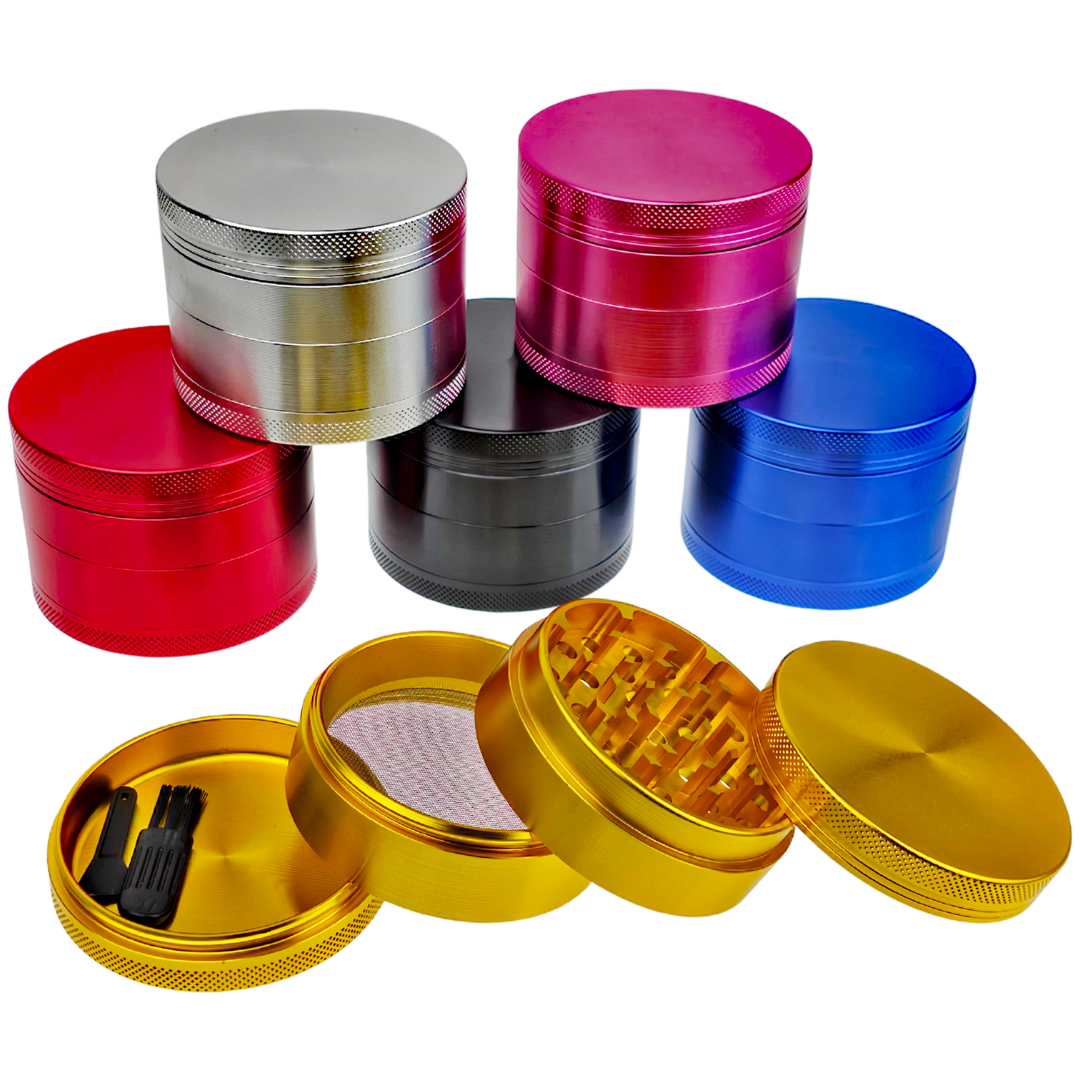 ZNG234 Weed Grinders 2.5" Classic Aluminum Grinder - Image 1