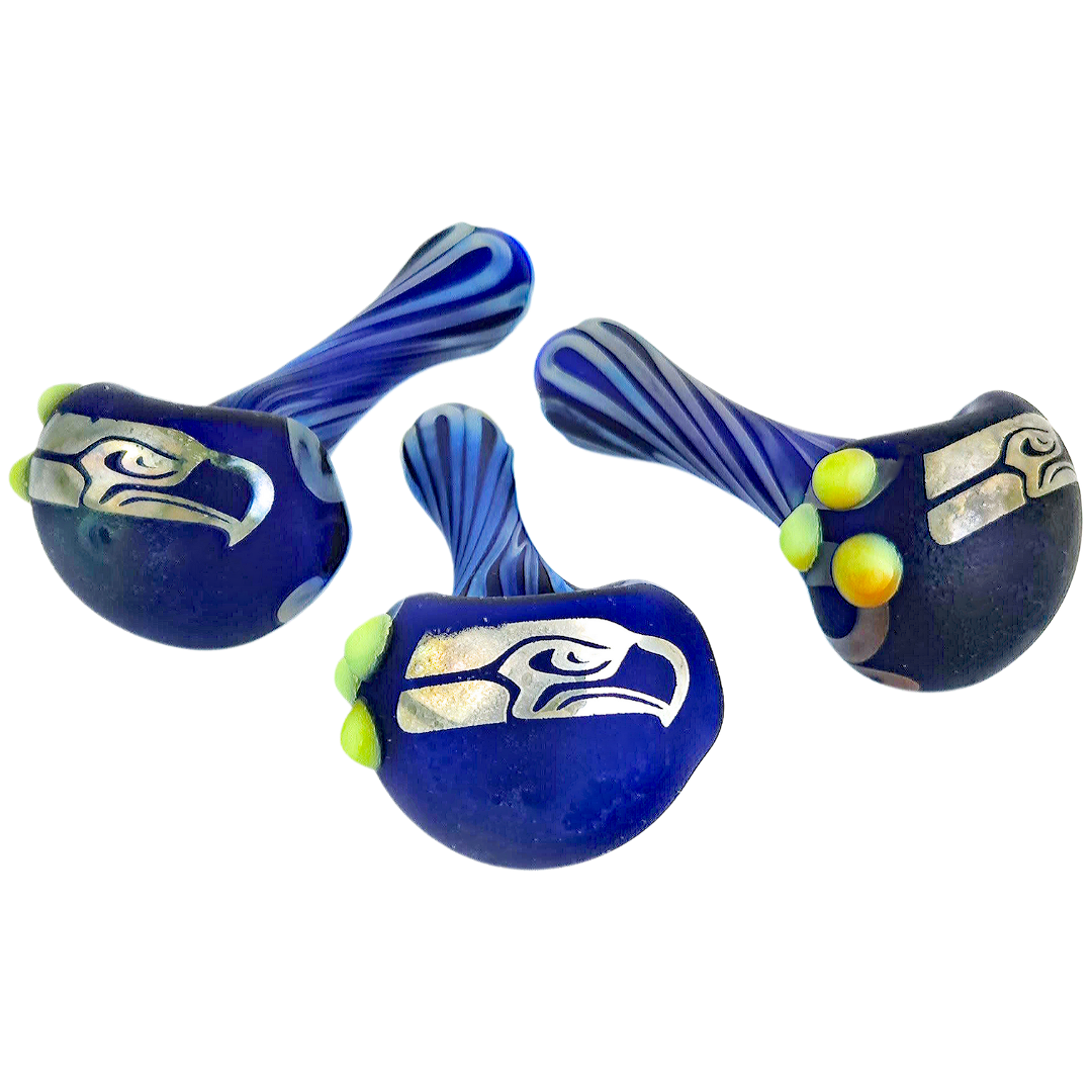 Element Hand Pipes - Seahawks7 4" Element Seahawks Pipe - Made in USA - Image 1