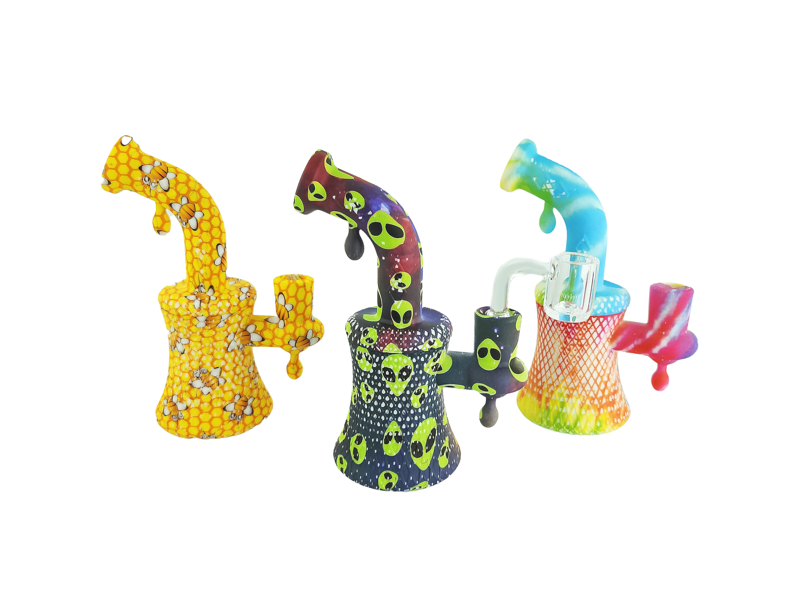 20231009_105605.2.2 6" Silicone Honey Comb on Decal Rig (one off) - Image 1