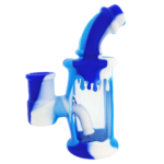5'' Silicone Glass Guts w/ Flower Bowl (one off) - Image 2