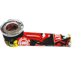3.5" Silicone Decal Hand Pipe w/ Glass Bowl - Image 5