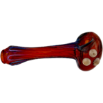 4" Element Amber Silver Fume Pipe - Made in USA - Image 6