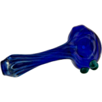 4" Element Blue Silver Fume Pipe - Made in USA - Image 5