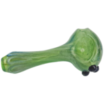 4" Element Green Silver Fume Pipe - Made in USA - Image 8
