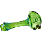 4" Element Green Silver Fume Pipe - Made in USA - Image 7