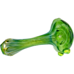 4" Element Green Silver Fume Pipe - Made in USA - Image 6