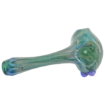 4" Element Lake Green Silver Fume Pipe - Made in USA - Image 9