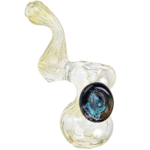 5.5" Element Silver Fume Sherlock Pipe w/ Marble Cab - Made in USA - Image 2