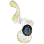 5.5" Element Silver Fume Sherlock Pipe w/ Marble Cab - Made in USA - Image 4