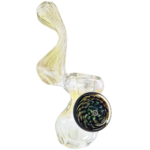 5.5" Element Silver Fume Sherlock Pipe w/ Marble Cab - Made in USA - Image 5