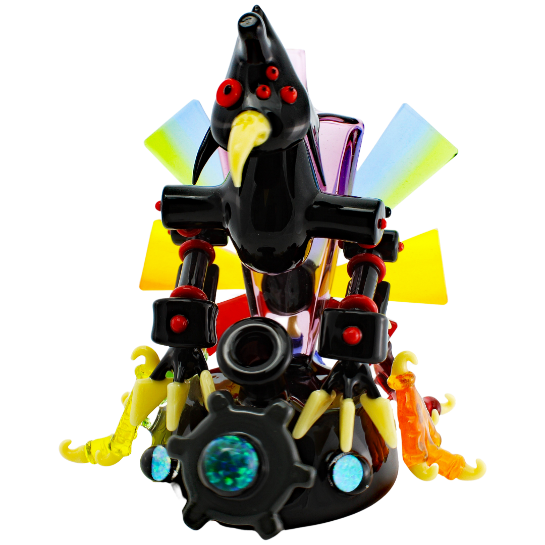 BOWMAN BIRD BLACK RIG Bowman Mechbird Sculpture - Image 1