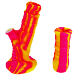 13" Bent Breakaway Straight Suction Bong - Image 3