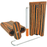 4" Two-Tone Wood Dugout w/ Poker
