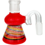 3" 14 M 90° Rainbow Swirl Ash Catcher - Image 2