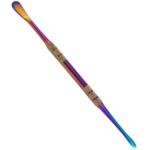 5" Iridescent Stainless Steel Dab Tool - Image 2