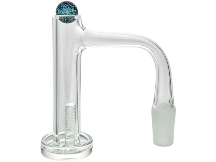3" 14 M 90° Tower Slurper Set w/ Etch Pillar & Dichro Marble