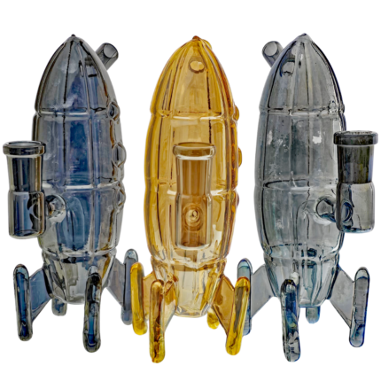 7" Iridescent Sculpted Rocket Rig