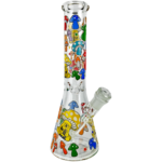 10" Rainbow Mushroom Decal Beaker - Image 2