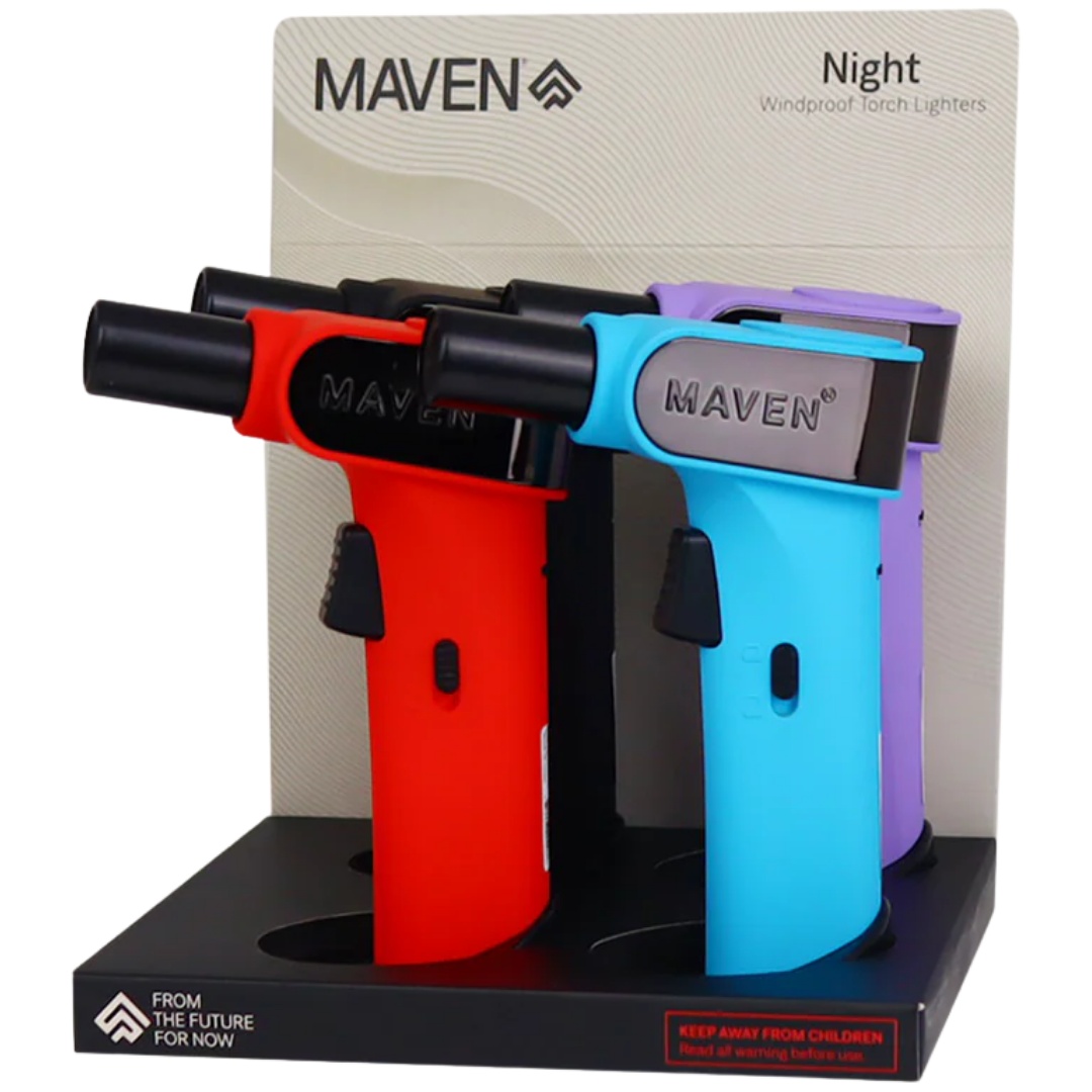 MAVEN NIGHT 4 PACK 7" Maven Night Torch - 4 Pack Display - Image 1