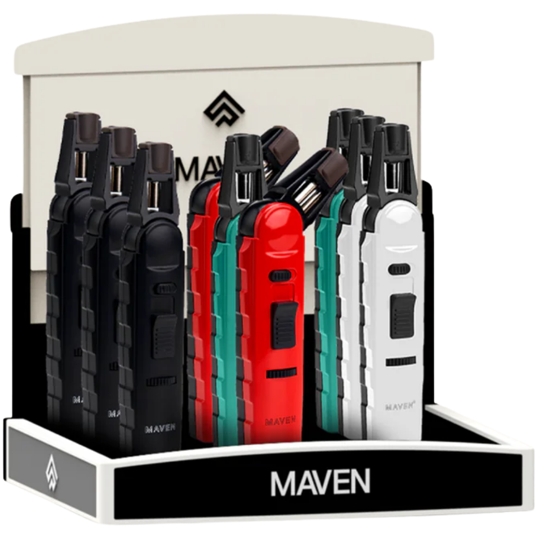 Maven Model 7 Torches 7" Maven Model 7 Torch - 9 Pack Display - Image 1