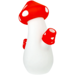 6.5" Silicone Mushroom Bong w/ Carb (one off) (brown) - Image 8