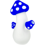 6.5" Silicone Mushroom Bong w/ Carb (one off) (brown) - Image 9