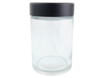 5 Oz Glass Jar w/ Black CR Lid - Image 3