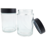 5 Oz Glass Jar w/ Black CR Lid