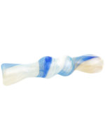 4" Green & Blue Swirl Flat Mouth Chillum (One Off) - Image 2