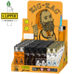 Clipper Lighters CKJ11 Jet Zig Zag BW - Tray