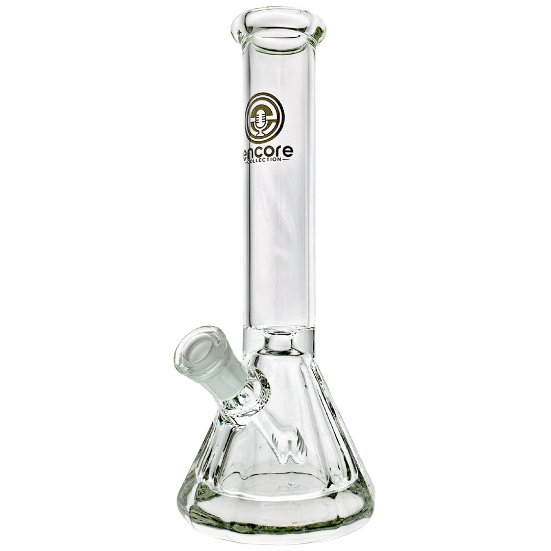 EC-W7724 ENCORE BONG 10.5" Encore Clear Salt Shaker Base Beaker (one off) - Image 1