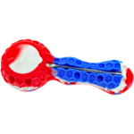 4" Silicone Honeycomb Spoon w/ Poker - Image 2