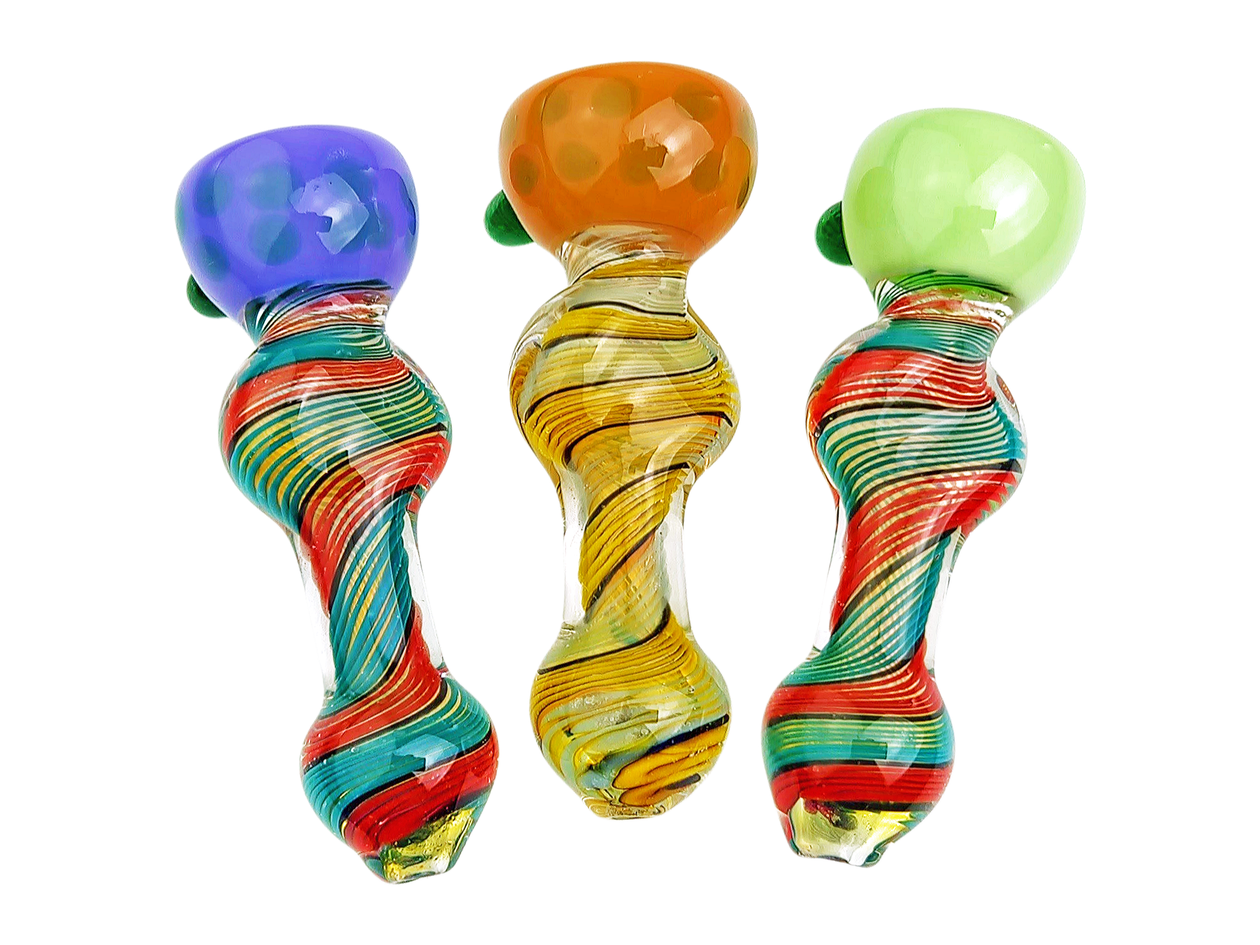 20241010_123835.png.25 4" Color Swirl Large Bowl Chillum - Image 1
