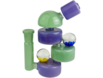 5.5" Two-Tone Stacked Puck Flower Implosion Rig (One Off) - Image 4