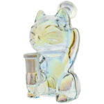 5.5" Iridescent Sculpted Fortune Cat Rig - Image 4