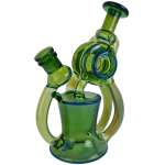 8" Color Fume Double Uptake Wheel Recycler